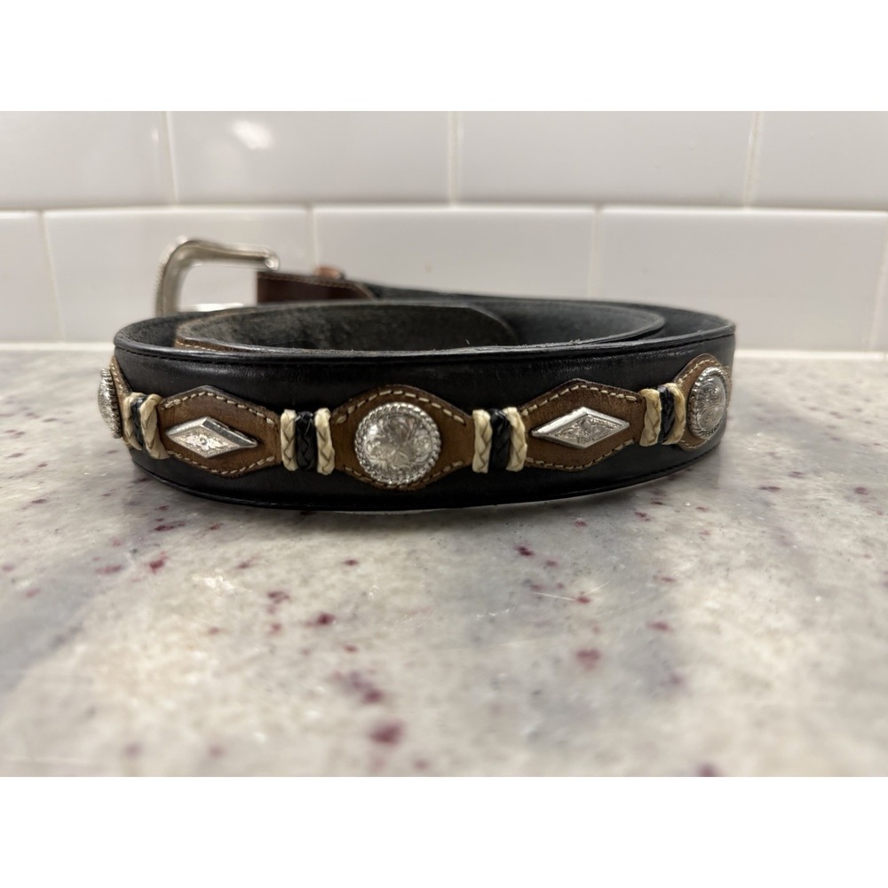Justin's Vintage  Leather Cowboy Belt 36